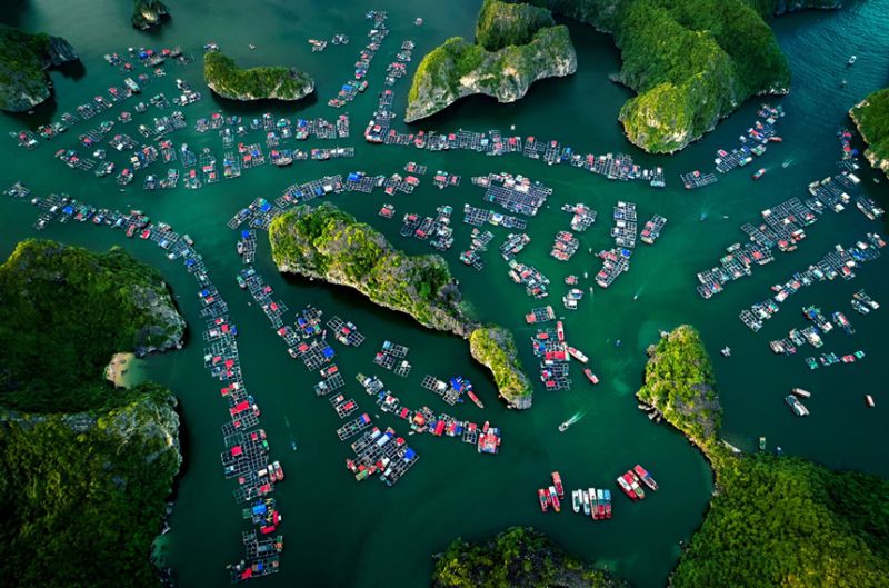 Việt Nam đẹp lạ lùng qua loạt ảnh từ trên cao